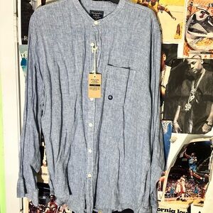 Abercrombie & Fitch 100% Linen button down shirt